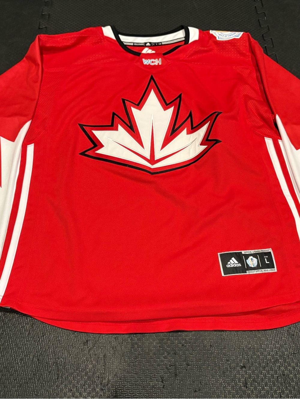 2016 Team Canada World Cup of Hockey Authentic Adidas Premier Men's Red Jersey L